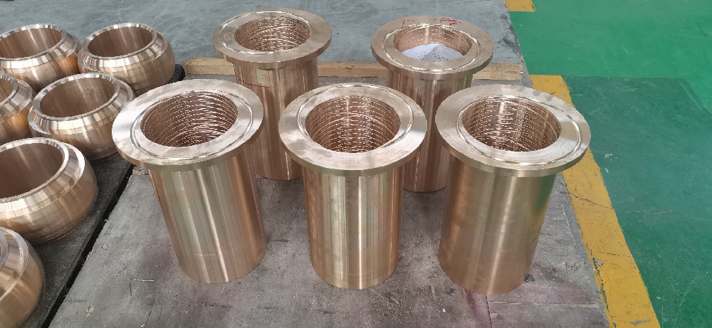 What are the process parameters for pressure casting of tin bronze bushs